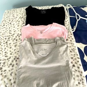 All 3 shirts $79 paper&denim shirts 2 short sleeve and one long sleeve all 2XL.